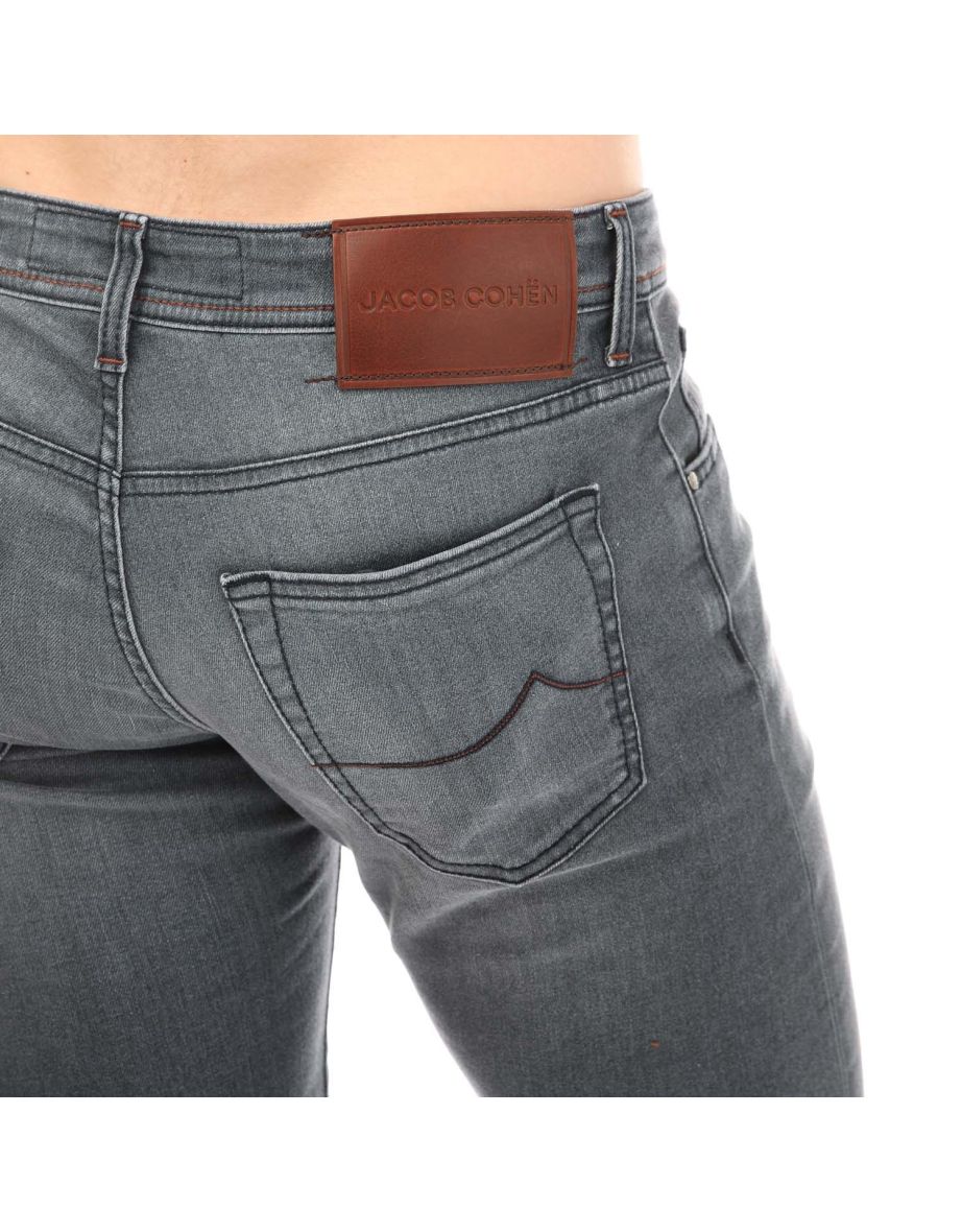 Men's Jacob Cohen Nick Slim Jeans in Grey - 3