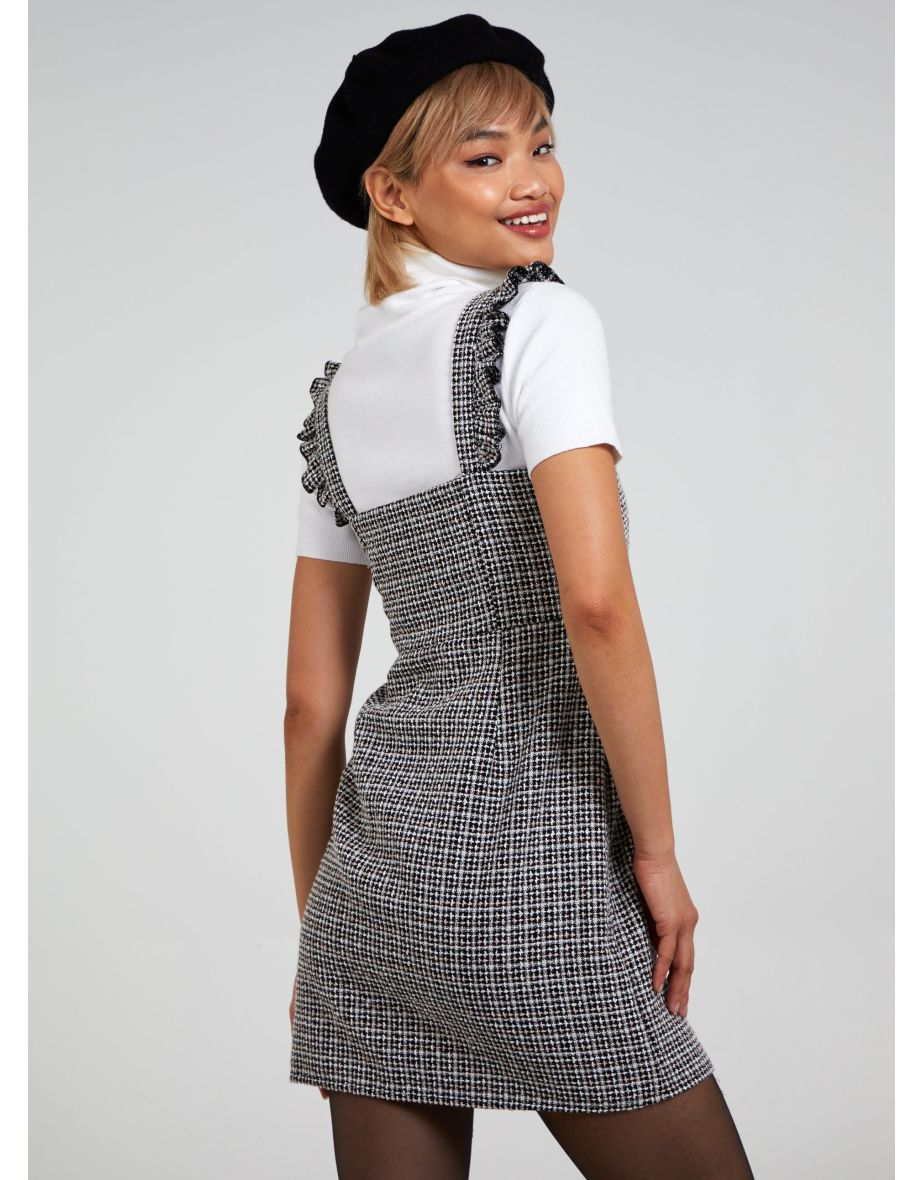 Tweed Pinafore Dress - 5