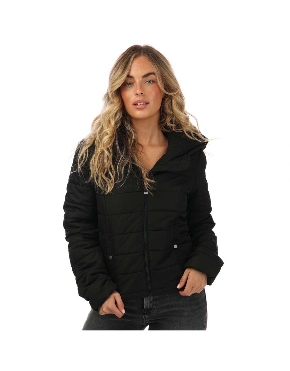 Women's Vero Moda Simone Hooded Jacket in Black