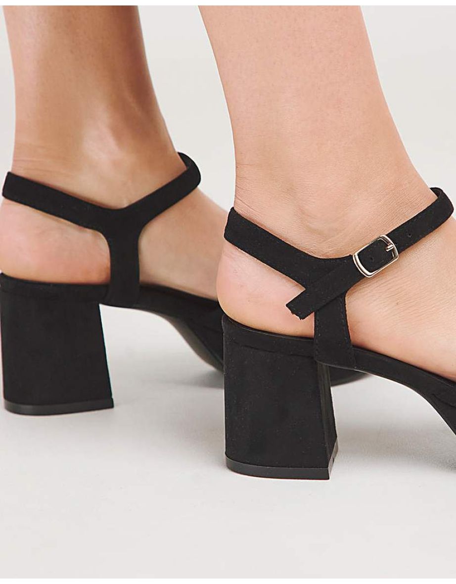 Strap Detail Platform Sandal Wide Fit - 3