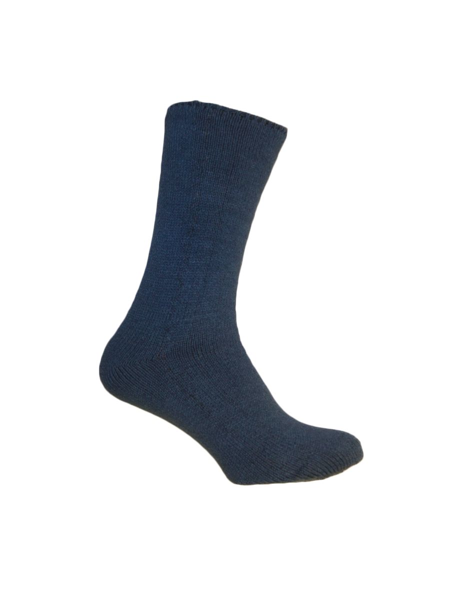 Simply Essentials Mens Heat For Your Feet Thermal Socks - Navy