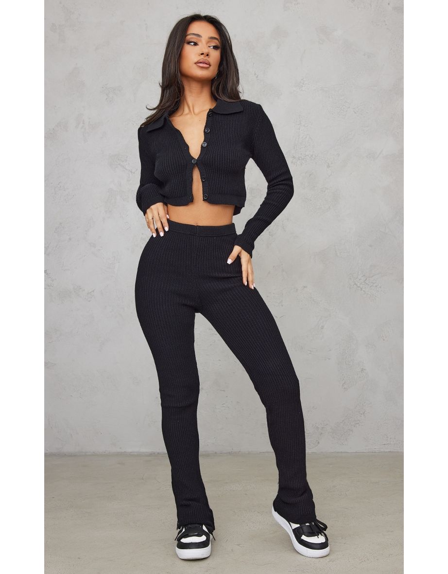 Black best sale flares petite