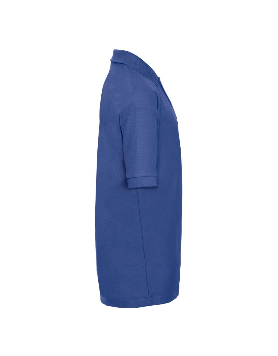 Russell Childrens/Kids Pique Polo Shirt - Bright Royal Blue - 2