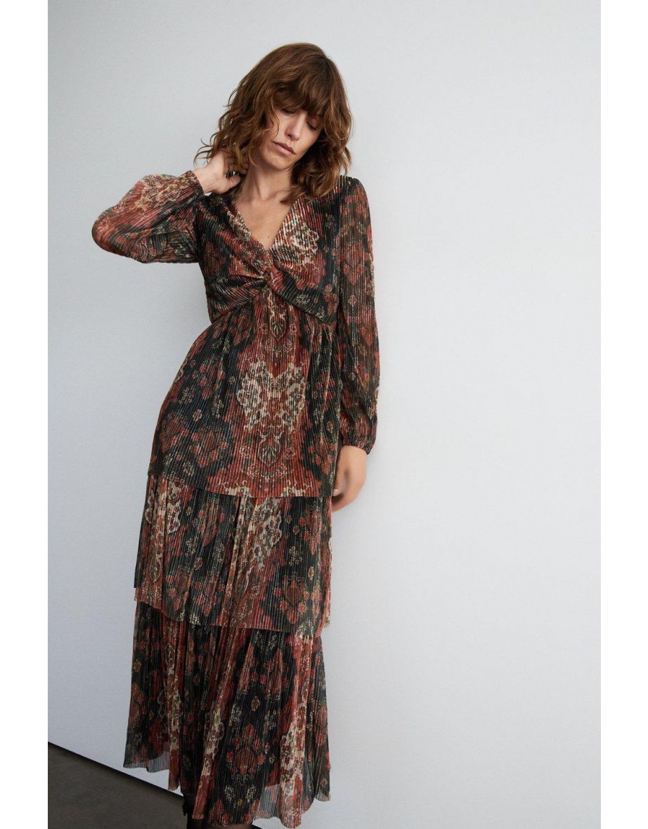 Warehouse sales paisley dress