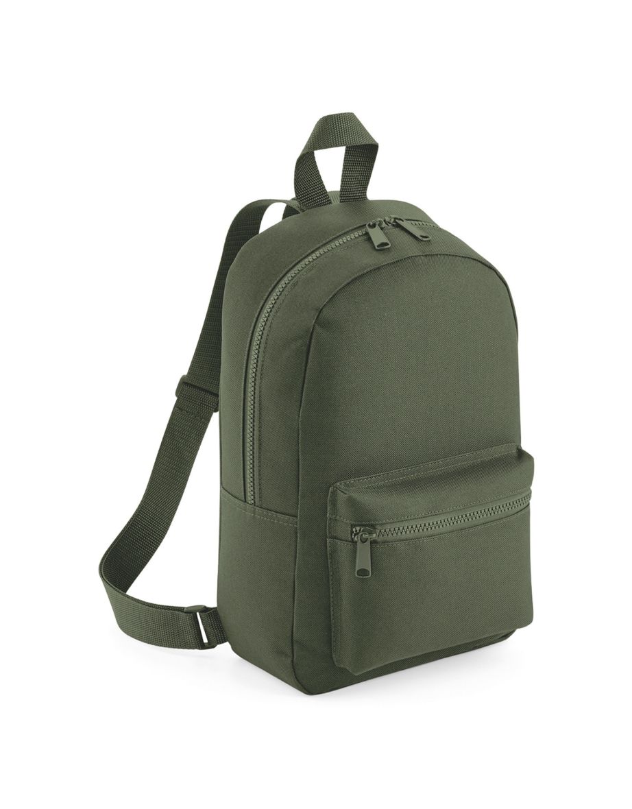 Bagbase Essential Fashion Mini Backpack - Olive Green