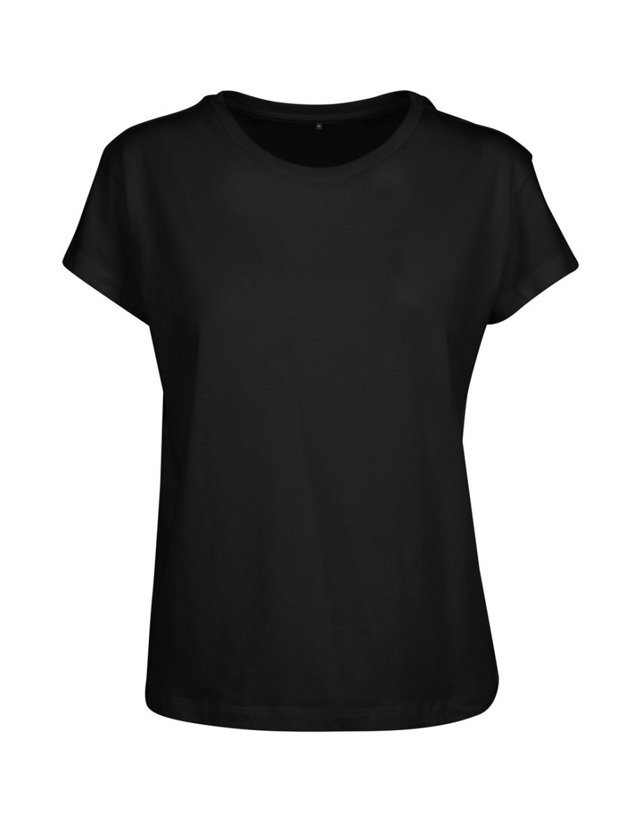 Womens/Ladies Box T-Shirt - Black