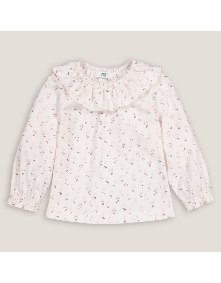 Cotton Ruffled T-Shirt/Pinafore Dress Outfit - 5