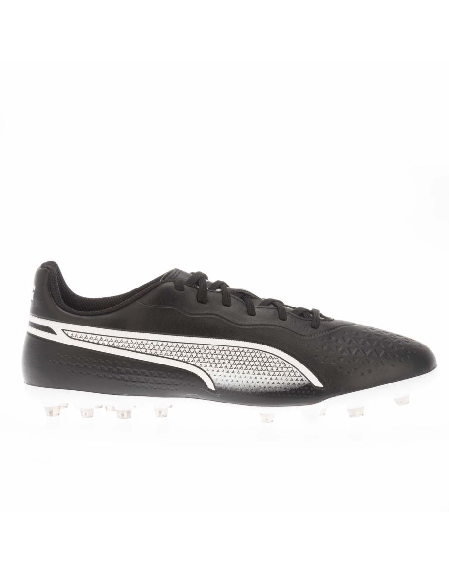 Men's Puma King Match MG Football Boots in Black