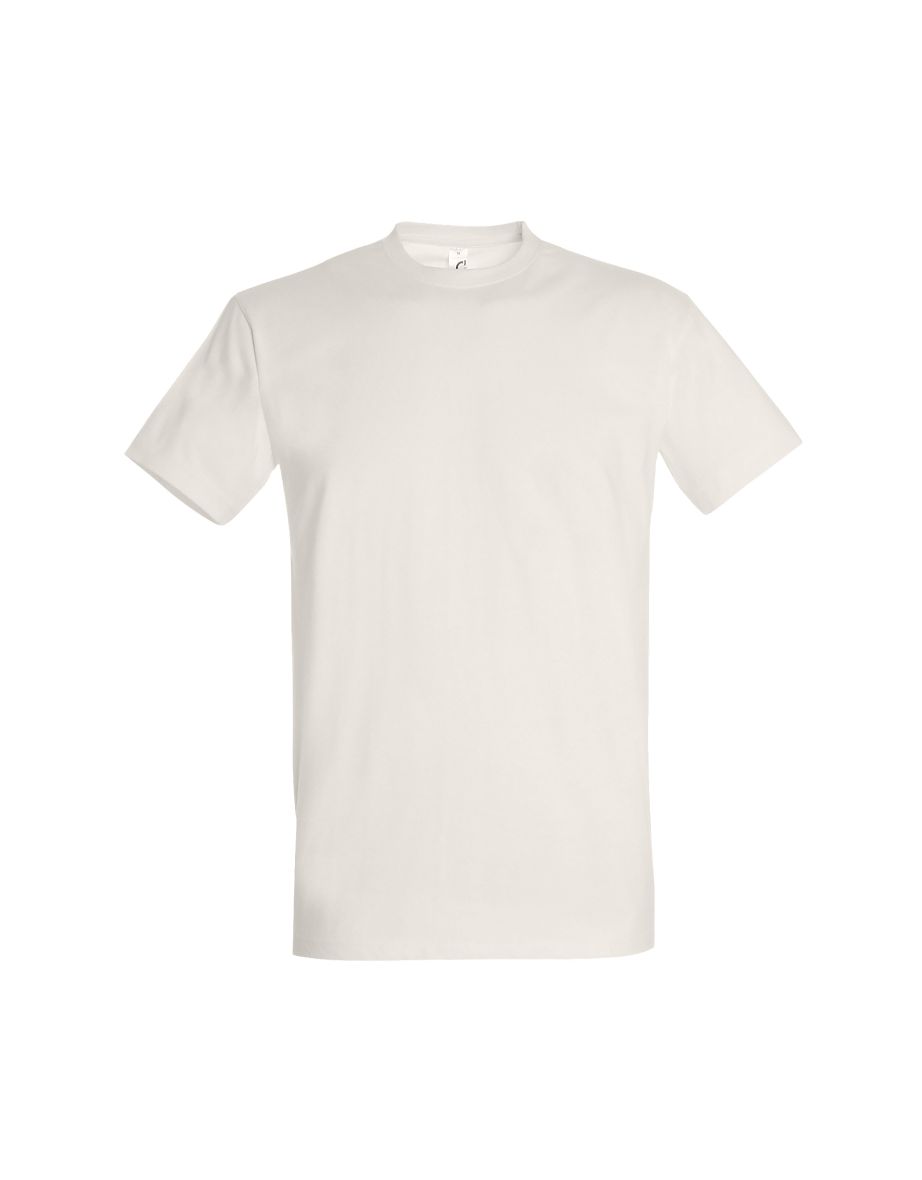 SOLS Mens Imperial Heavyweight Short Sleeve T-Shirt - Off White