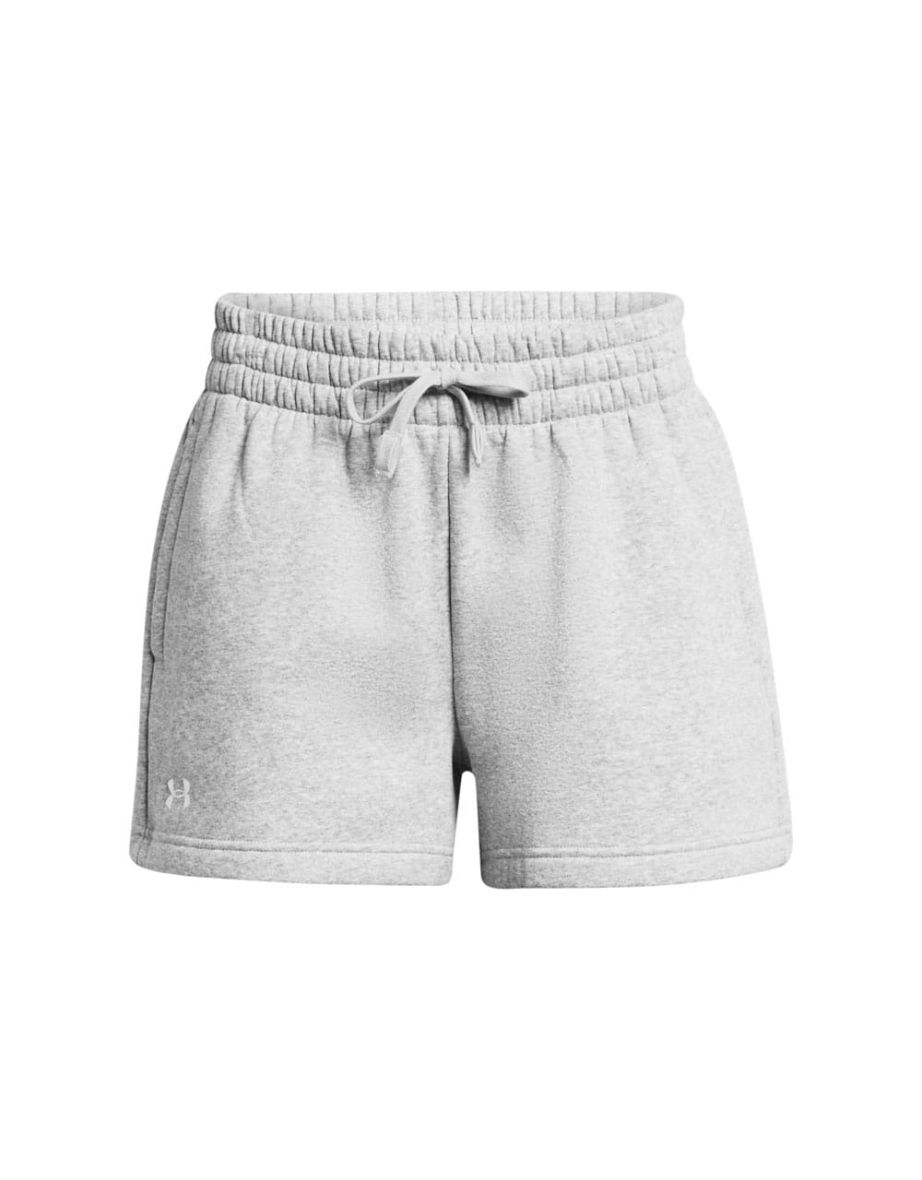 Women's Under Armour UA Rival Fleece Shorts in Grey