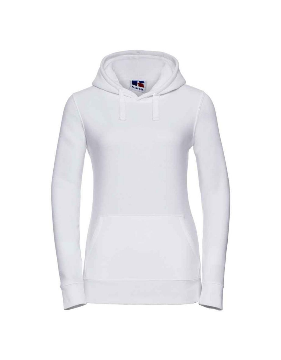 Russell Womens/Ladies Authentic Hoodie - White