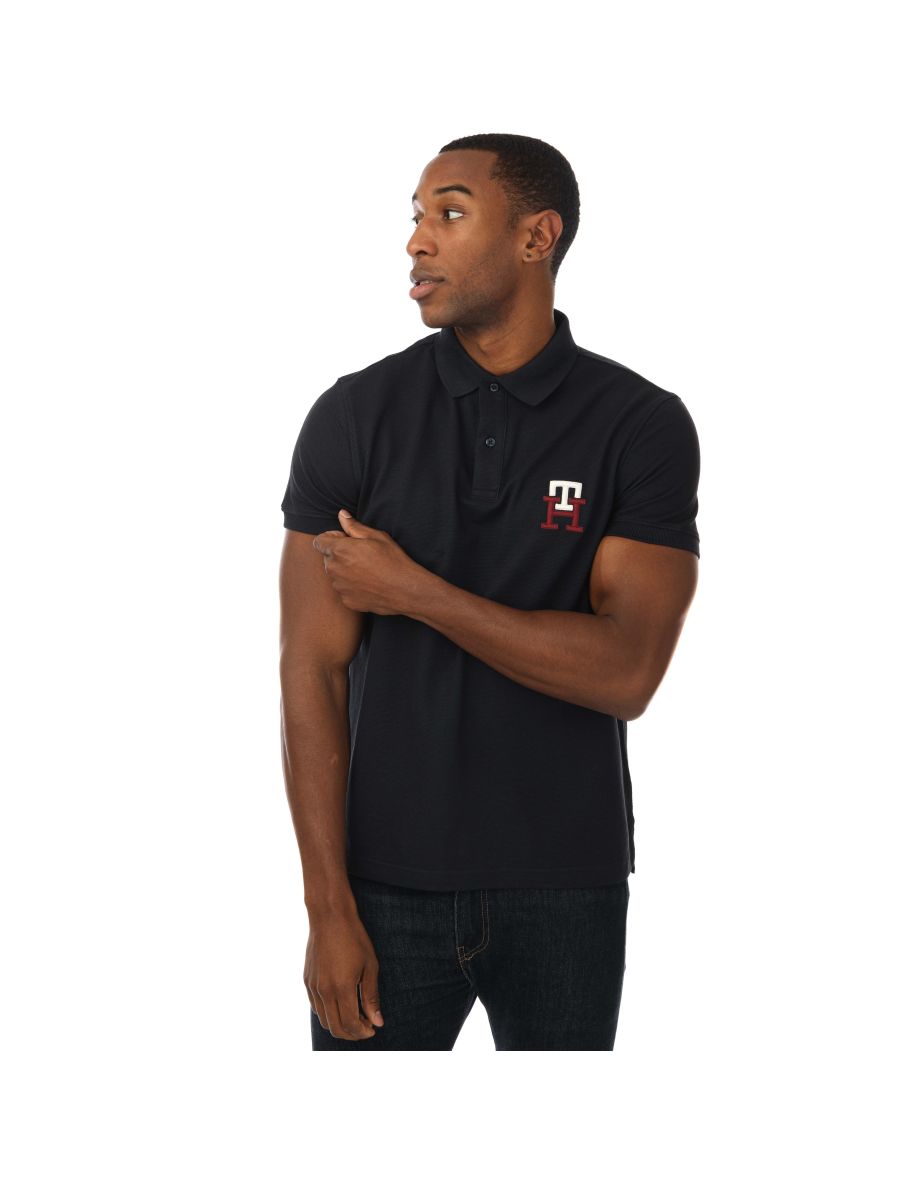 tommy hilfiger navy polo shirt