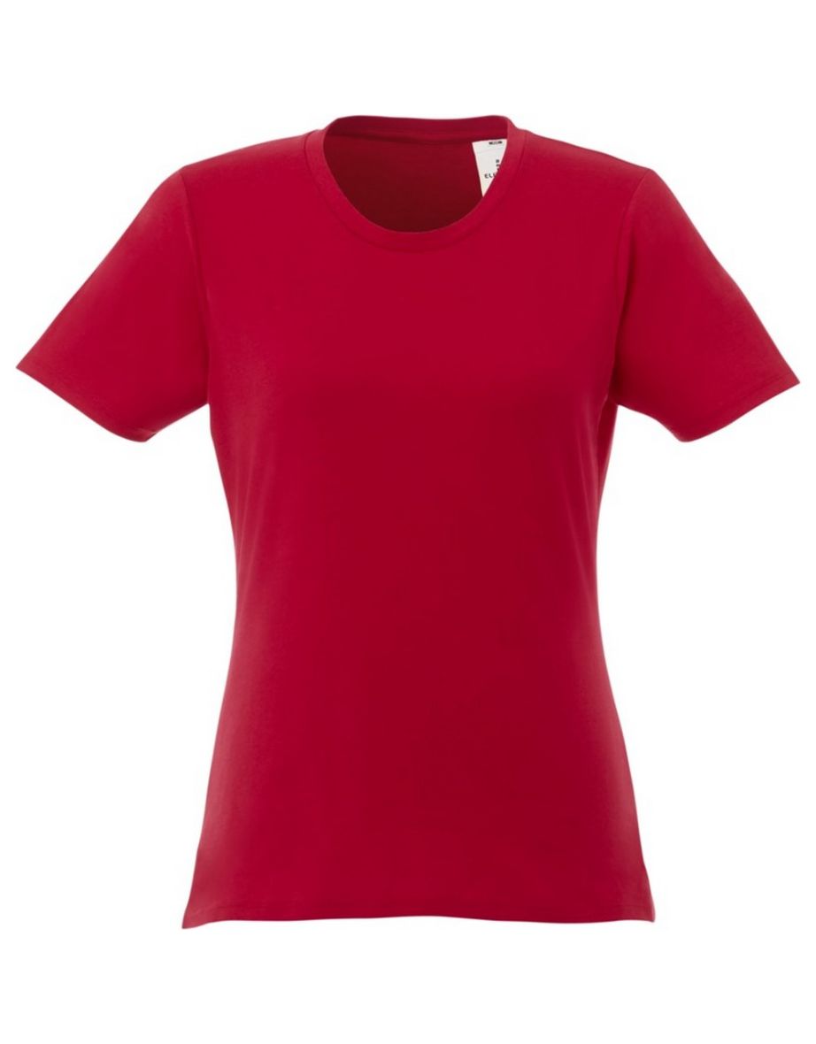 Elevate Womens/Ladies Heros Short-Sleeved T-Shirt - Red