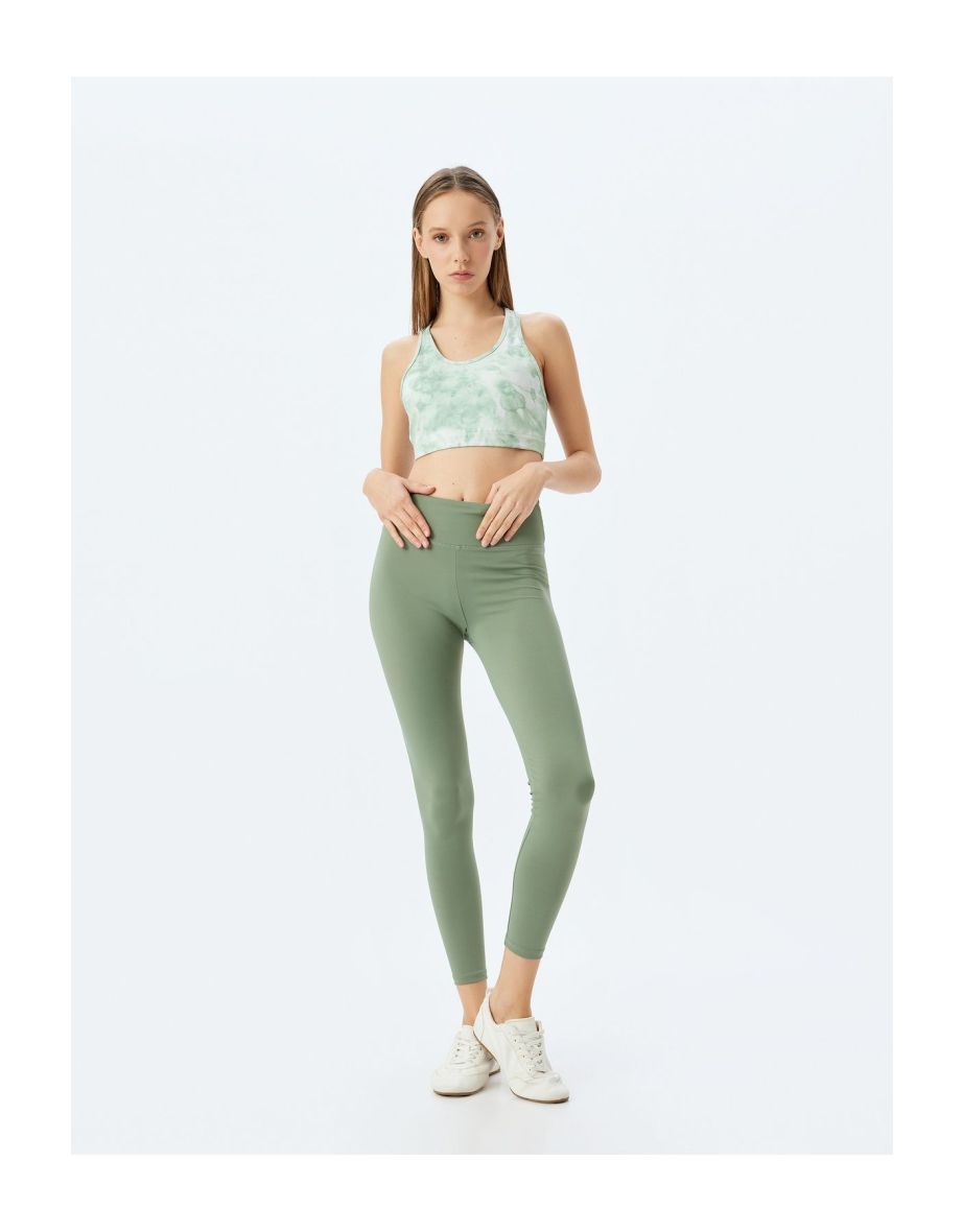 High Waist Tight Fit Soft Key Sports Leggings
