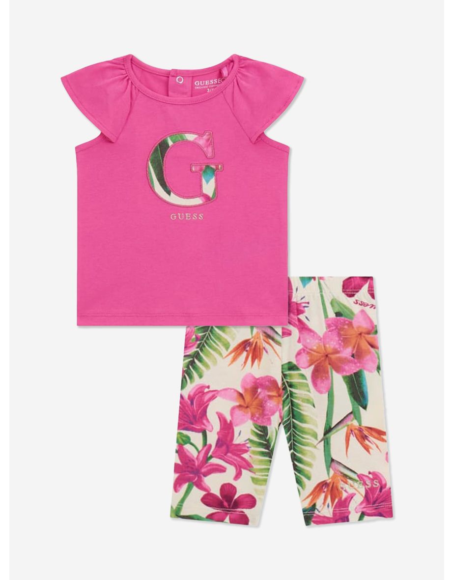 Baby Girls Legging Set in Pink