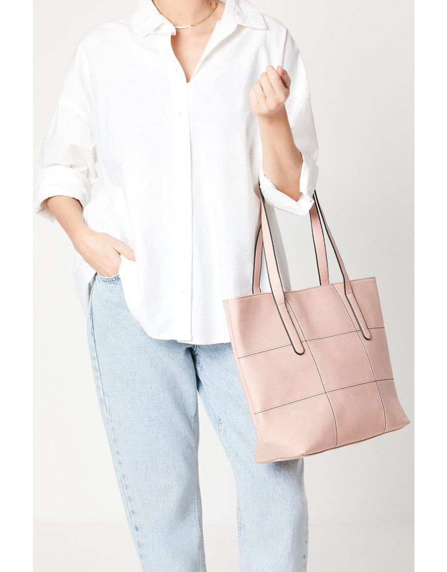 Trish Stitched Tote Bag