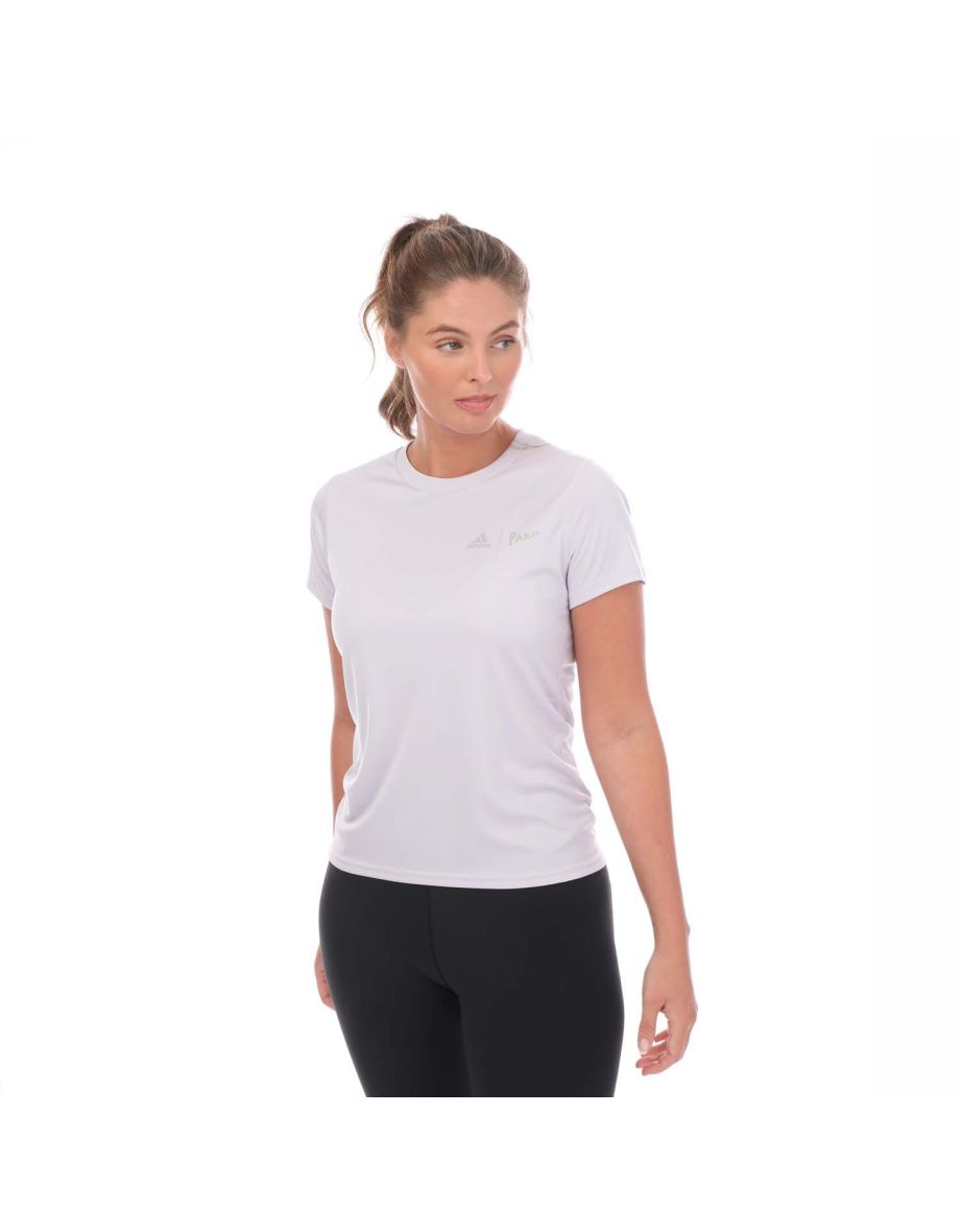 Women's adidas Parley Running T-Shirt in Purple