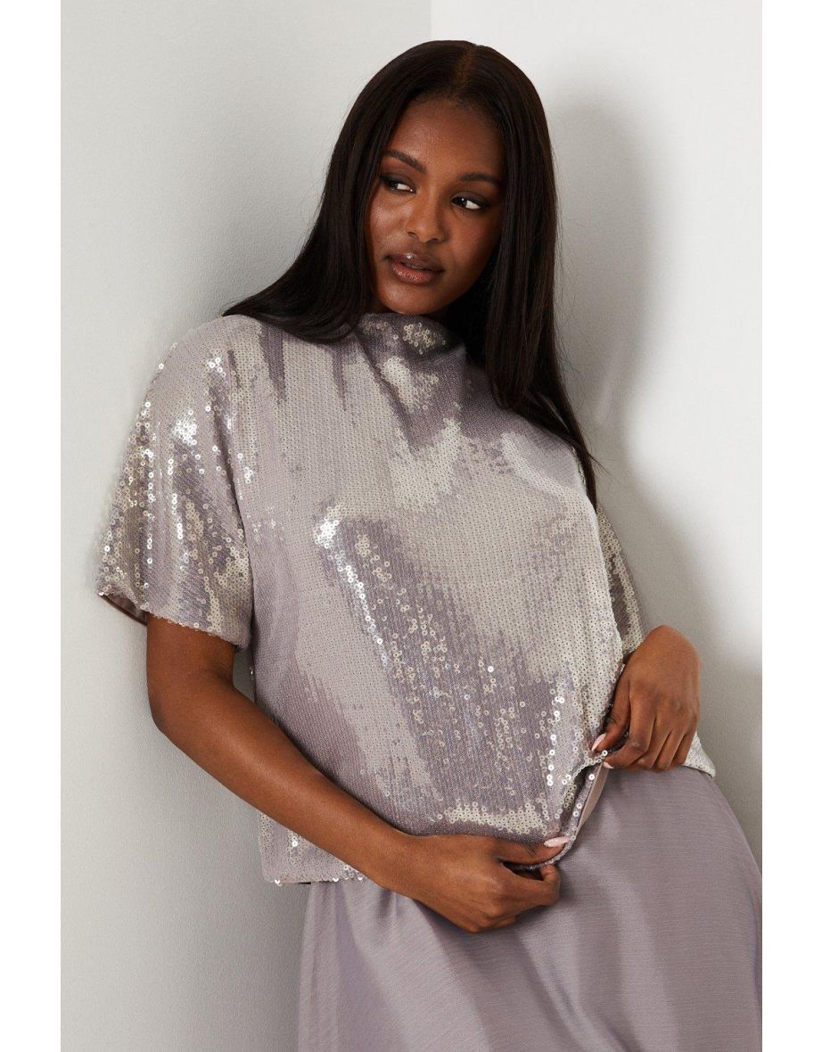 Sequin Oversized Te-shirt - 3