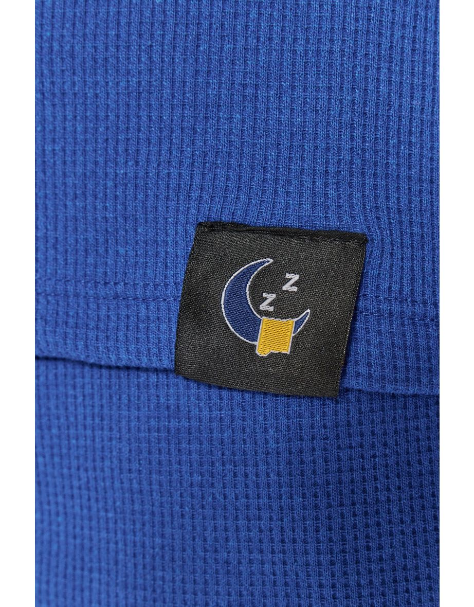 Pajama Set - Blue - Plain - 4