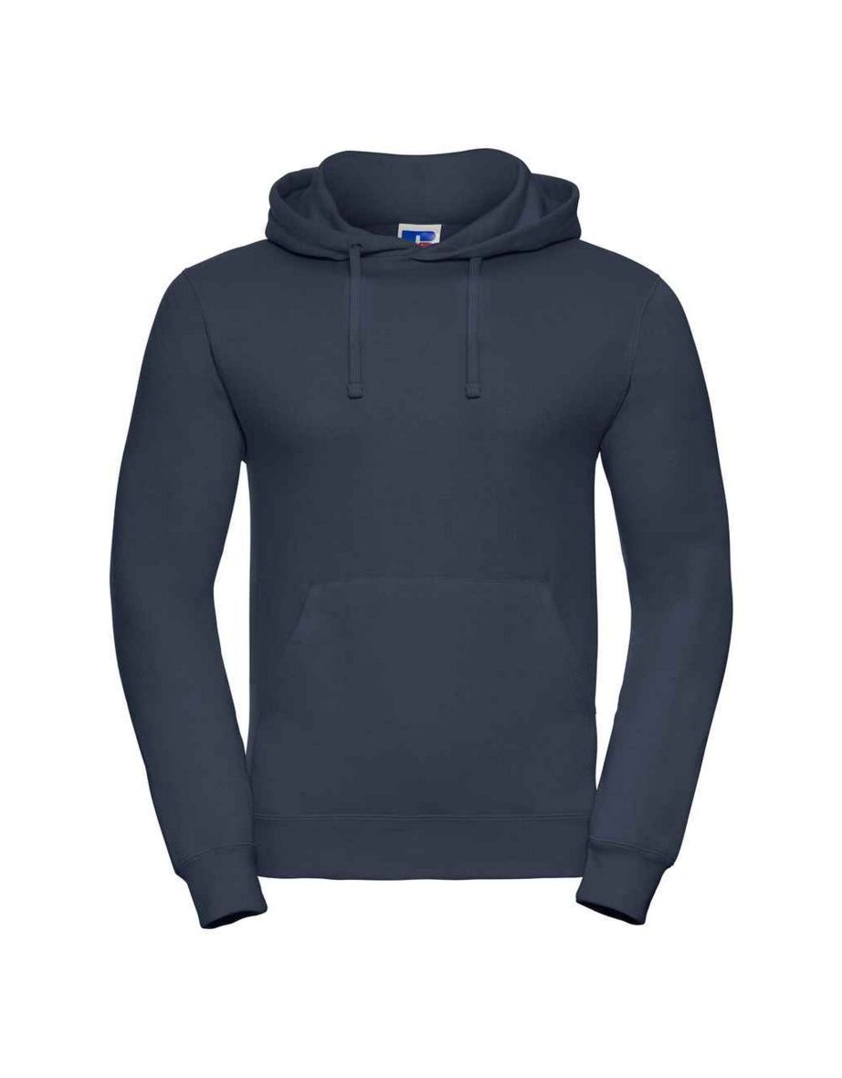 Russell Mens Plain Hoodie - French Navy