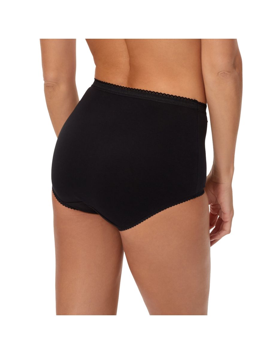 Pack of 6 Maxi Knickers in Cotton - 3