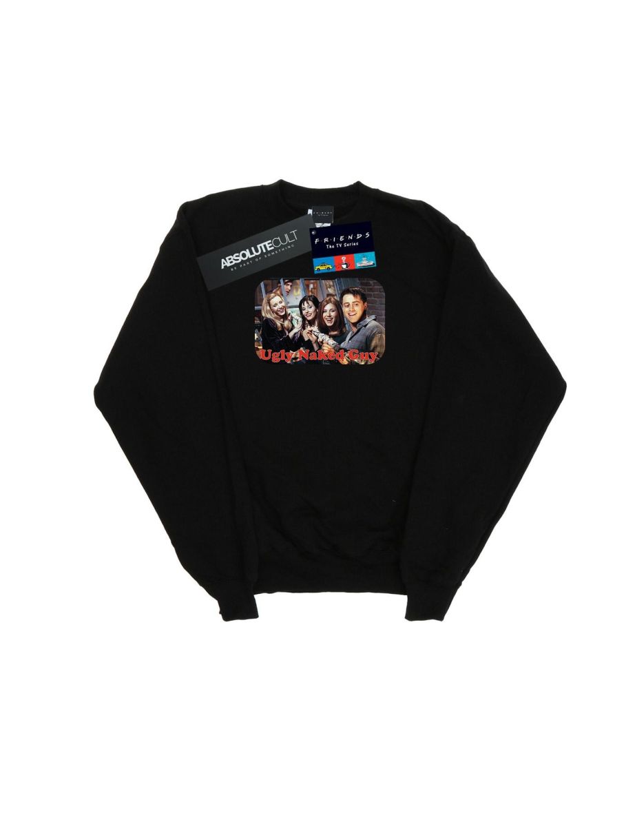 Friends Girls Ugly Naked Guy Sweatshirt - Black