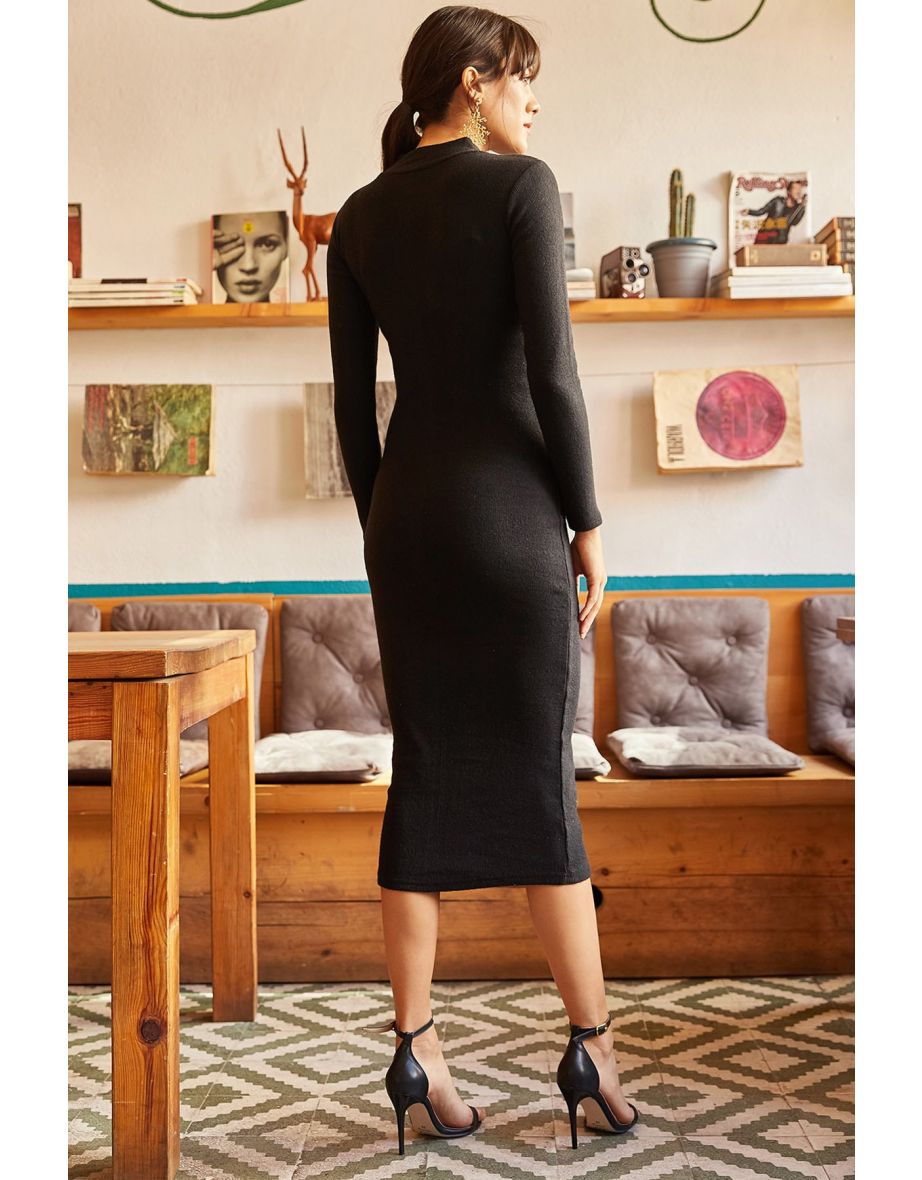 Dress - Black - Bodycon - 3