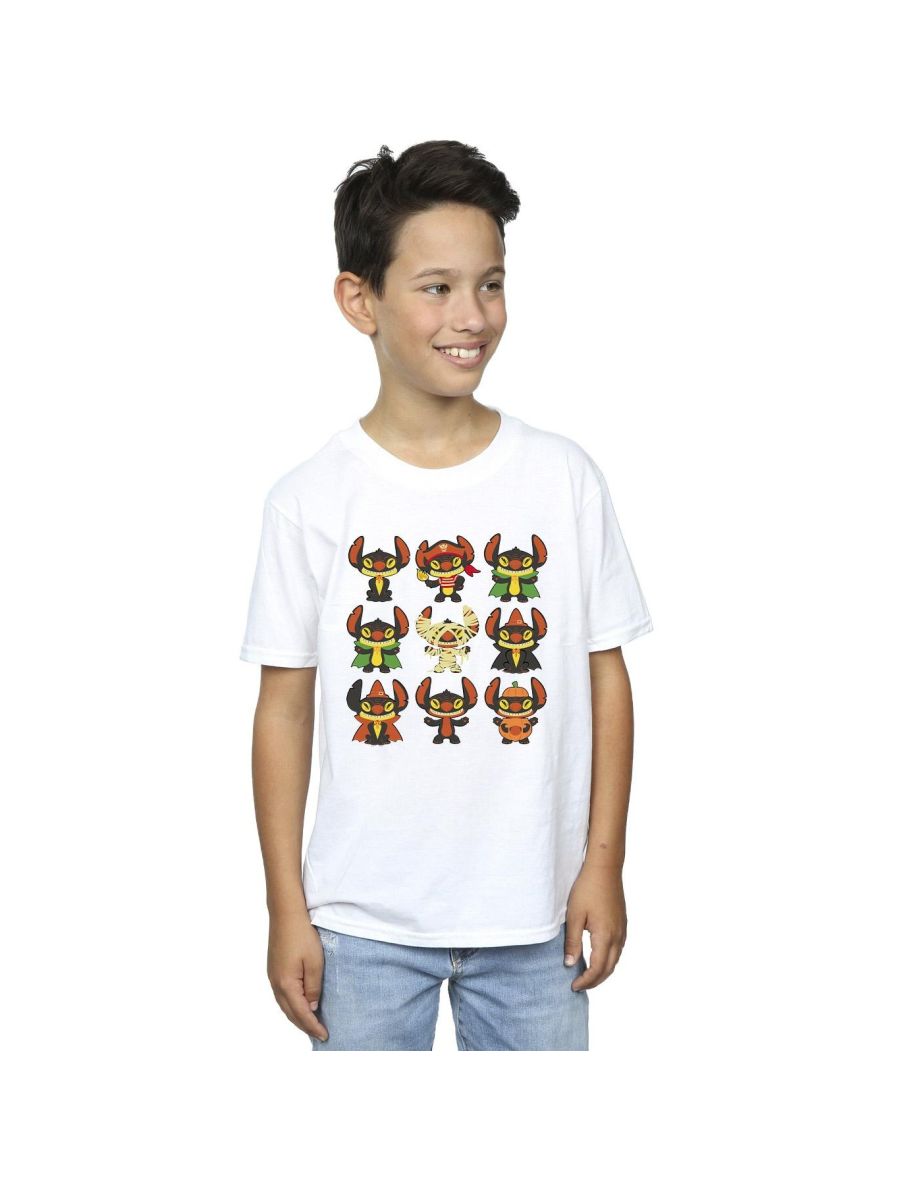 Disney Boys Lilo & Stitch Halloween Costumes T-Shirt - White