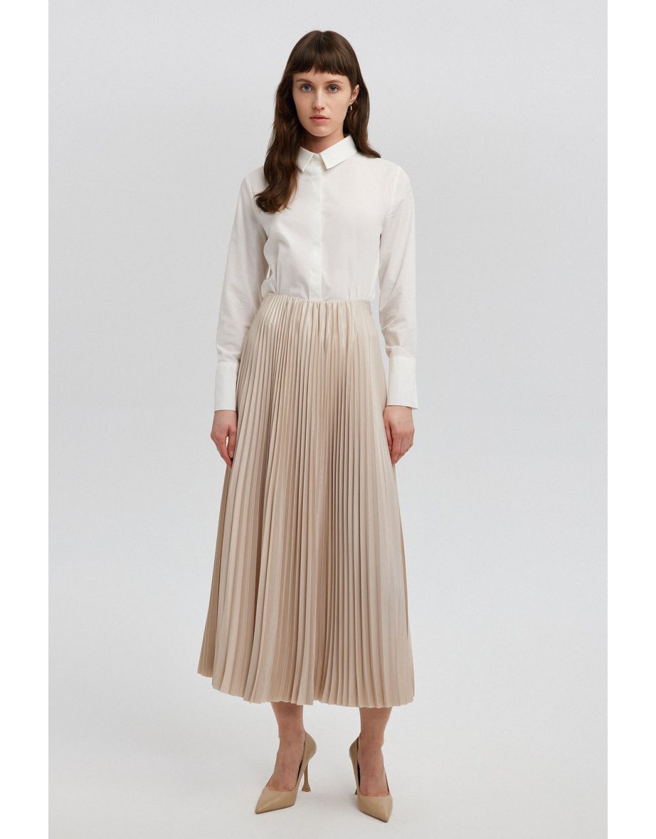 Touché Pleated Midaxi Skirt