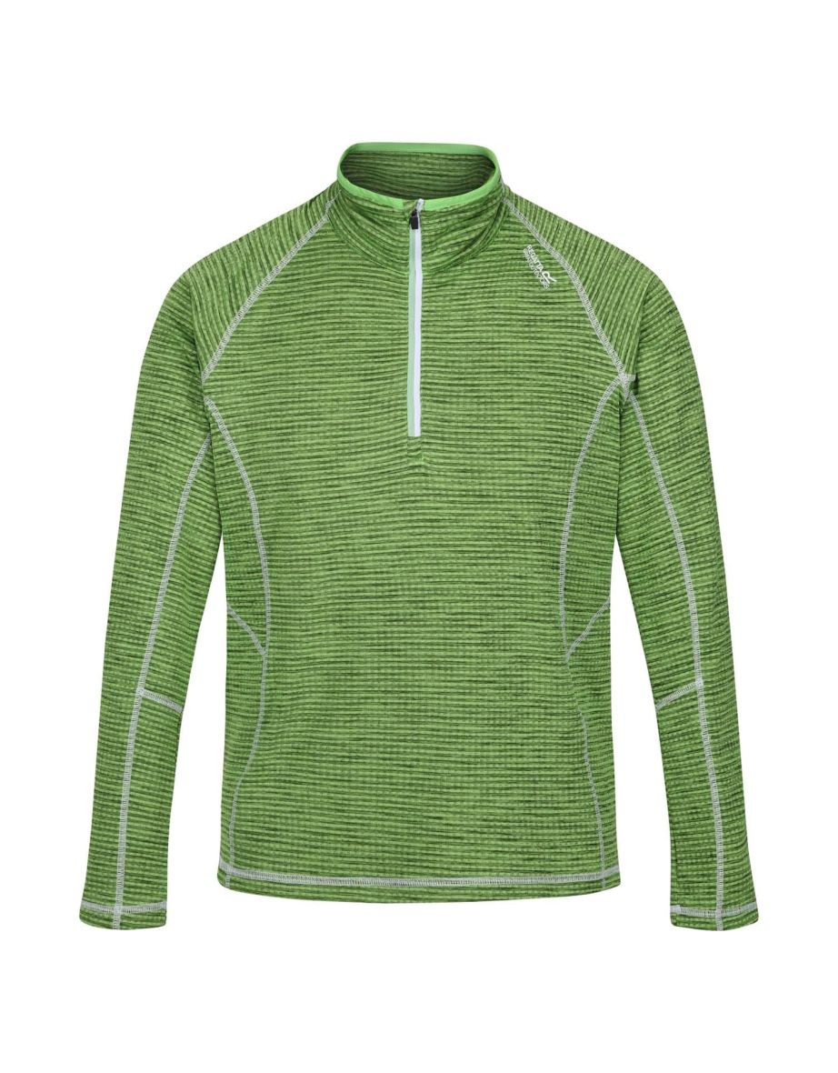 Men's Regatta Yonder Half-Zip Top in Green