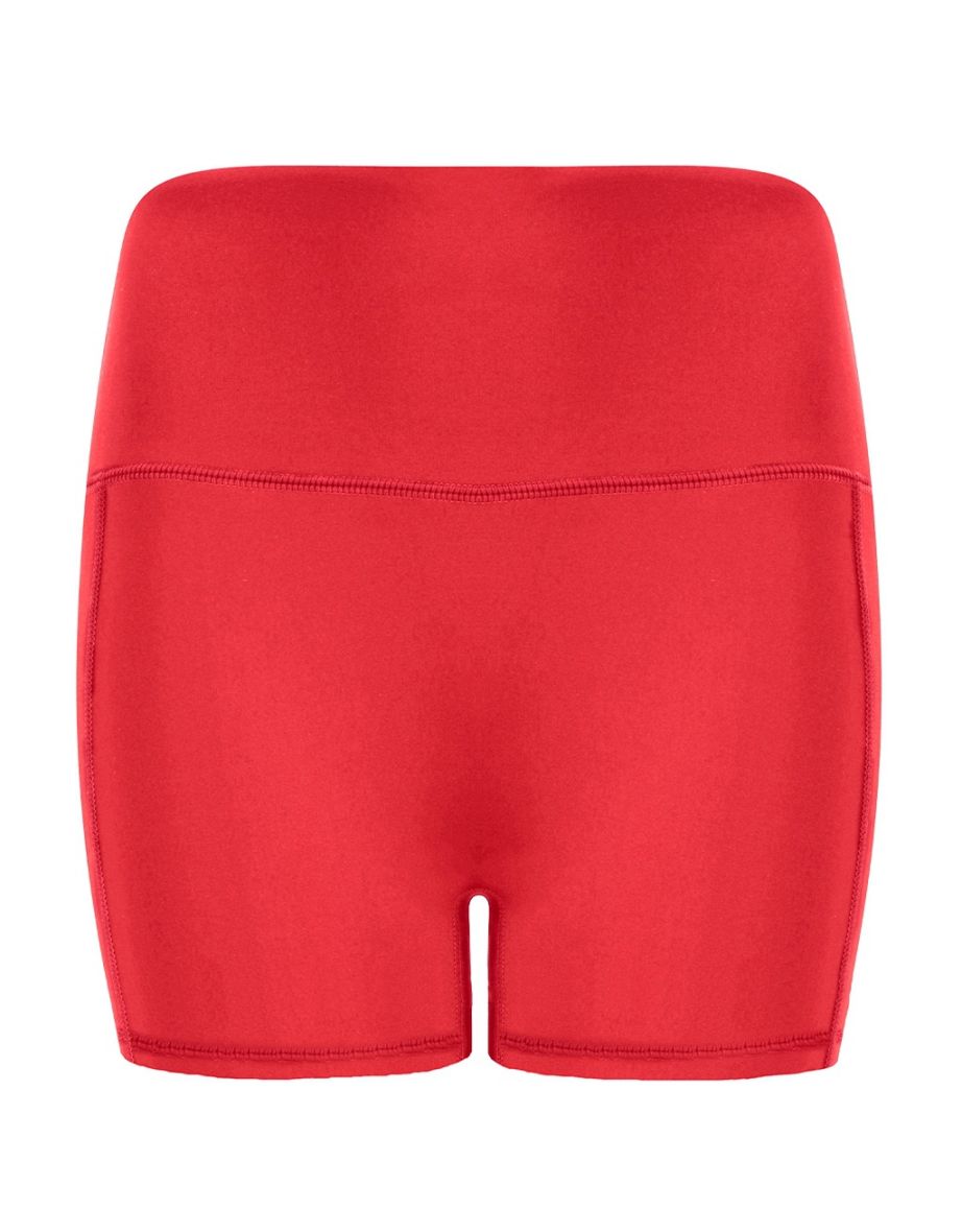 Tombo Womens/Ladies Pocket Shorts - Hot Coral