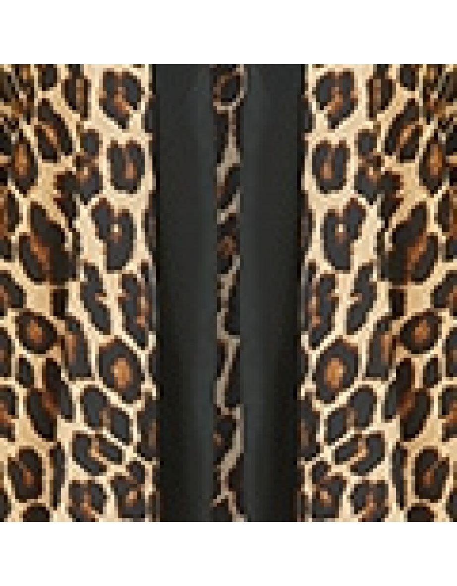 Mela Plus Size Animal Print Satin Kimono - 5