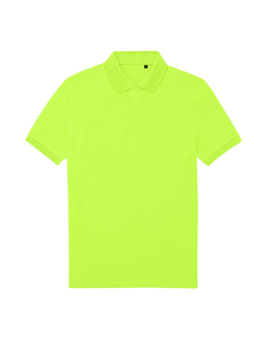 B&C Mens My Eco Polo Shirt - Acid Lime