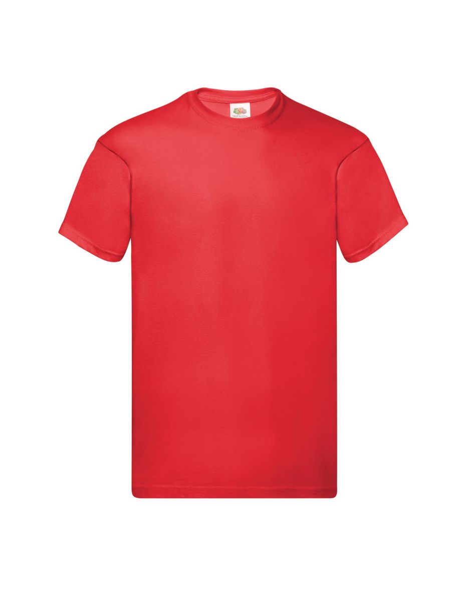 Fruit of the Loom Mens Original T-Shirt - Red