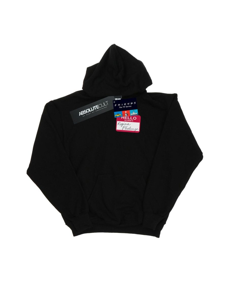Friends Girls Regina Phalange Name Tag Hoodie - Black - 1