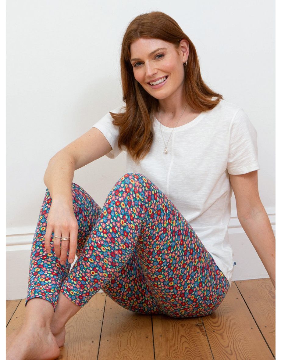 Lytchett 7/8 leggings meadow ditsy bright