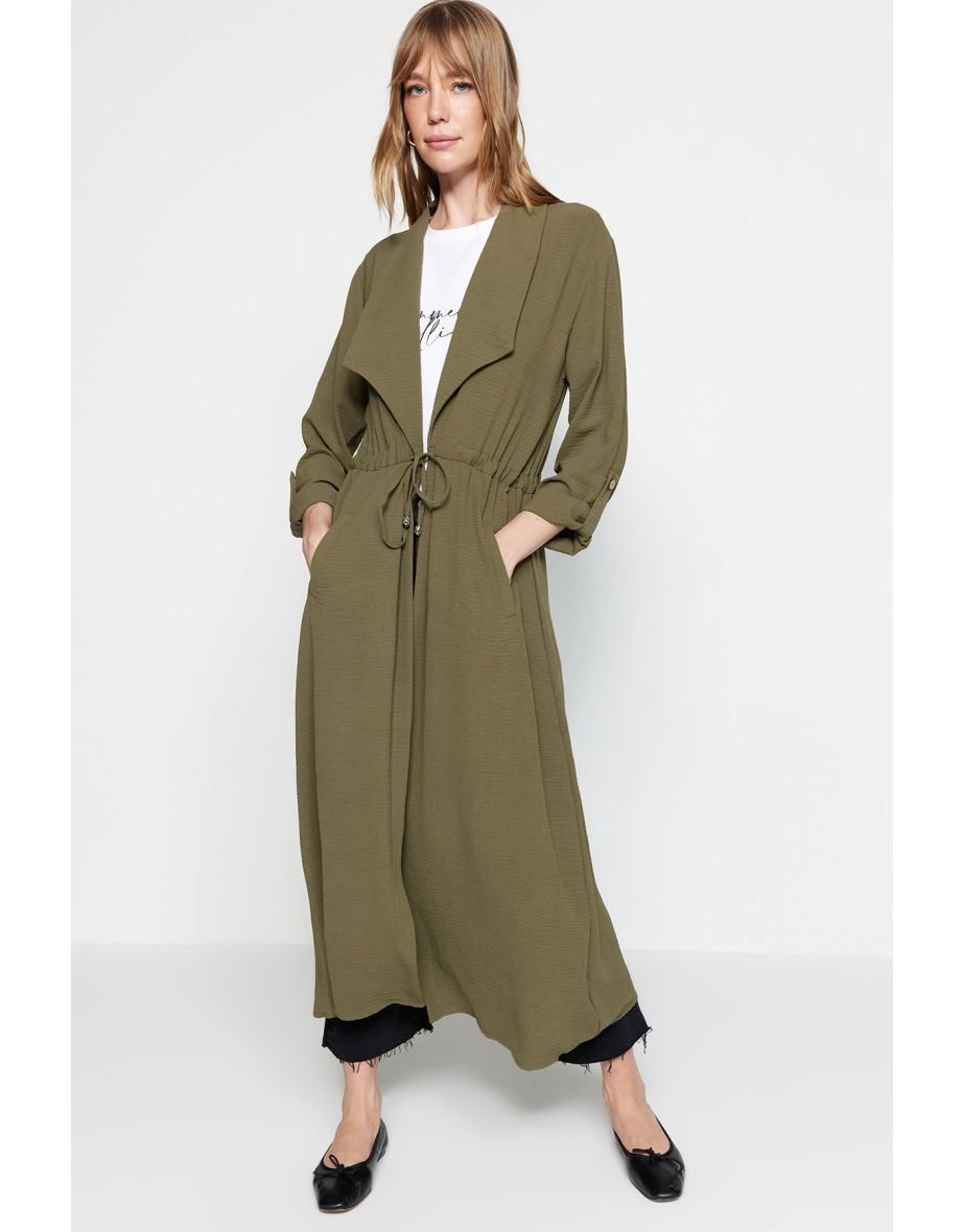 Cap & Abaya - Khaki - Basic