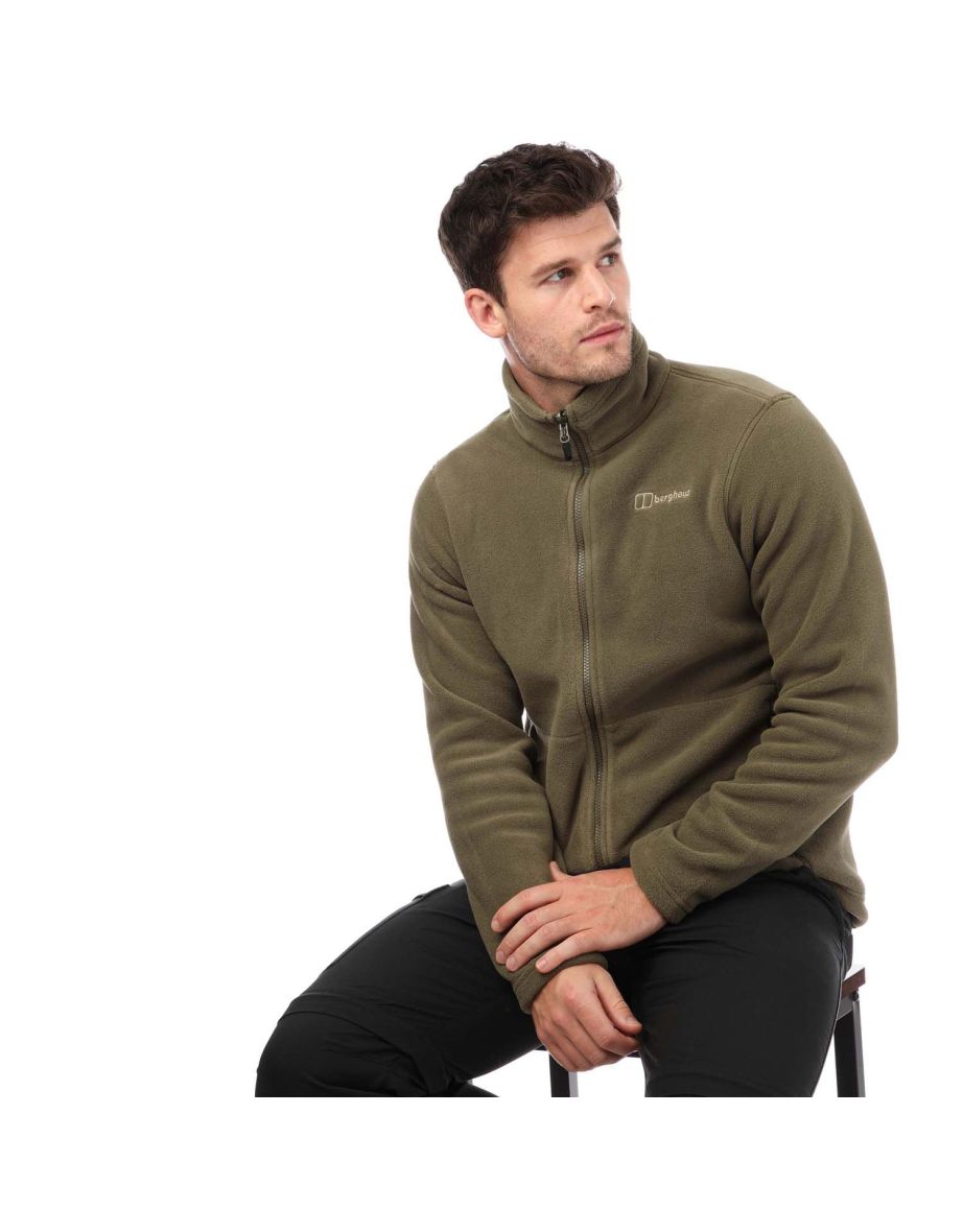 Men's Berghaus Prism Polartec Fleece Jacket in Green - 4