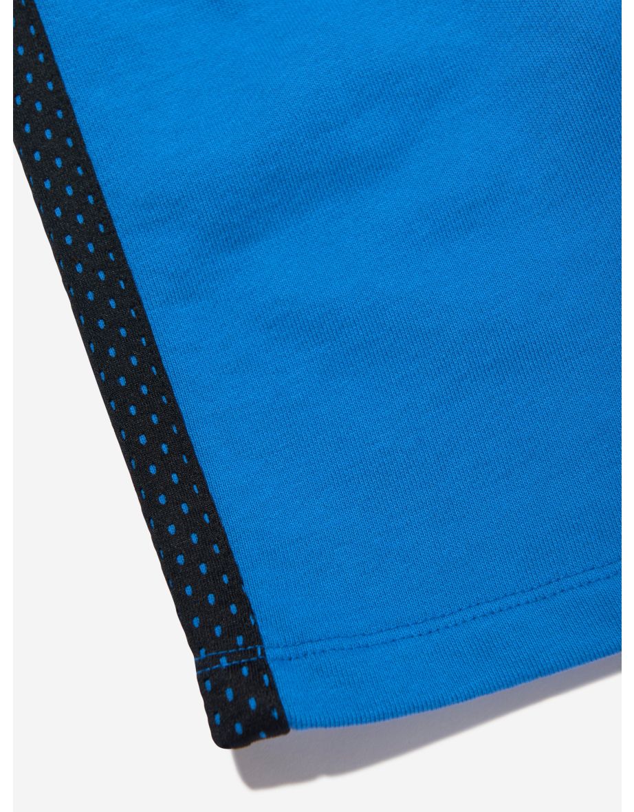 Boys Baseball Logo Mesh Shorts in Blue - 3