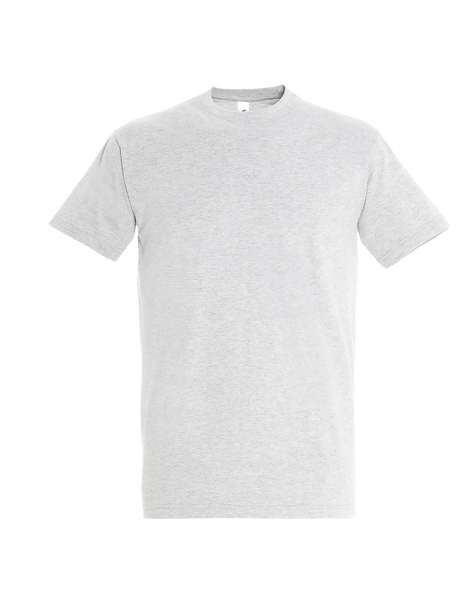 SOLS Mens Imperial Heavyweight Short Sleeve T-Shirt - Ash