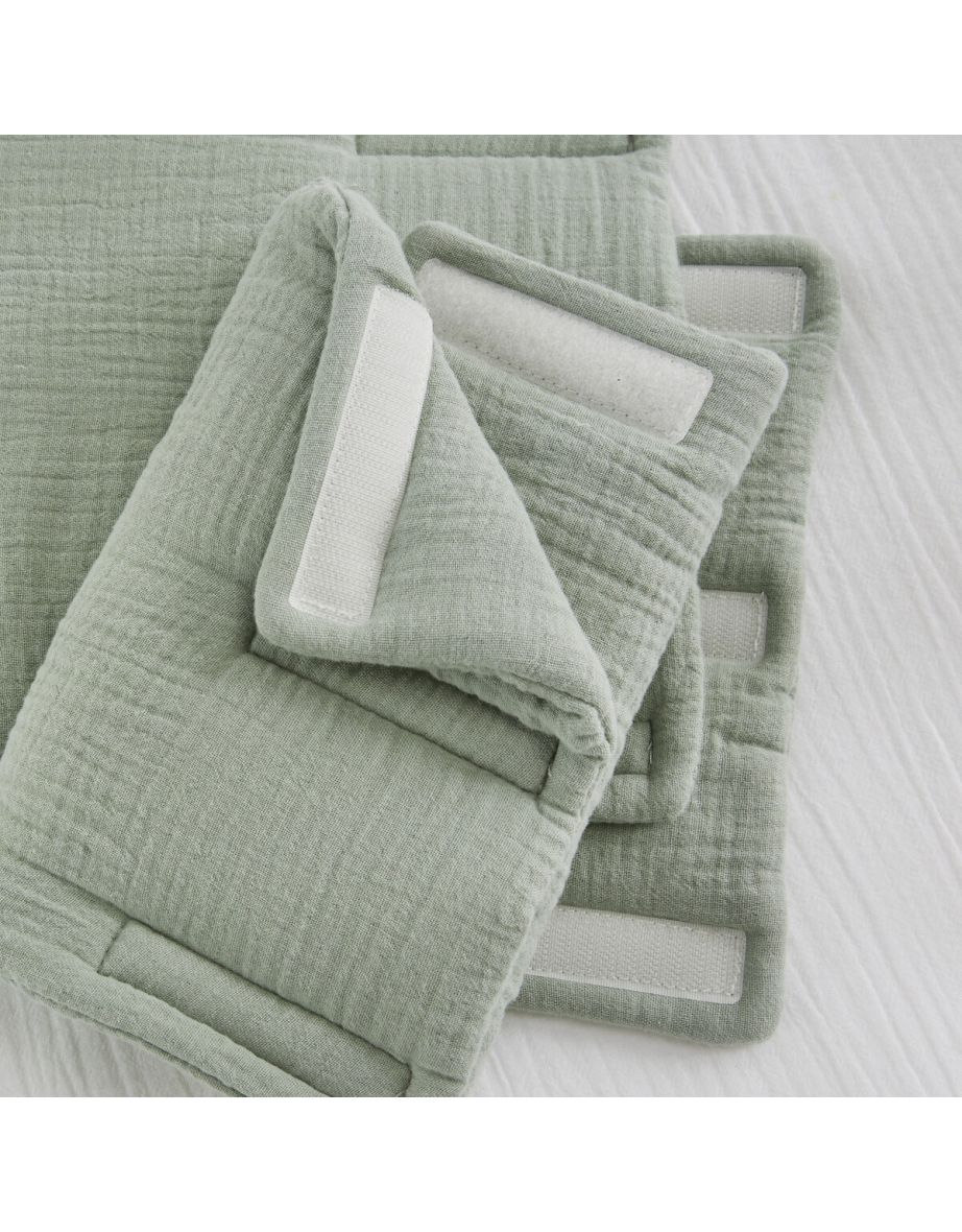 Kumla Cotton Muslin Cot Bed Bumper - 2
