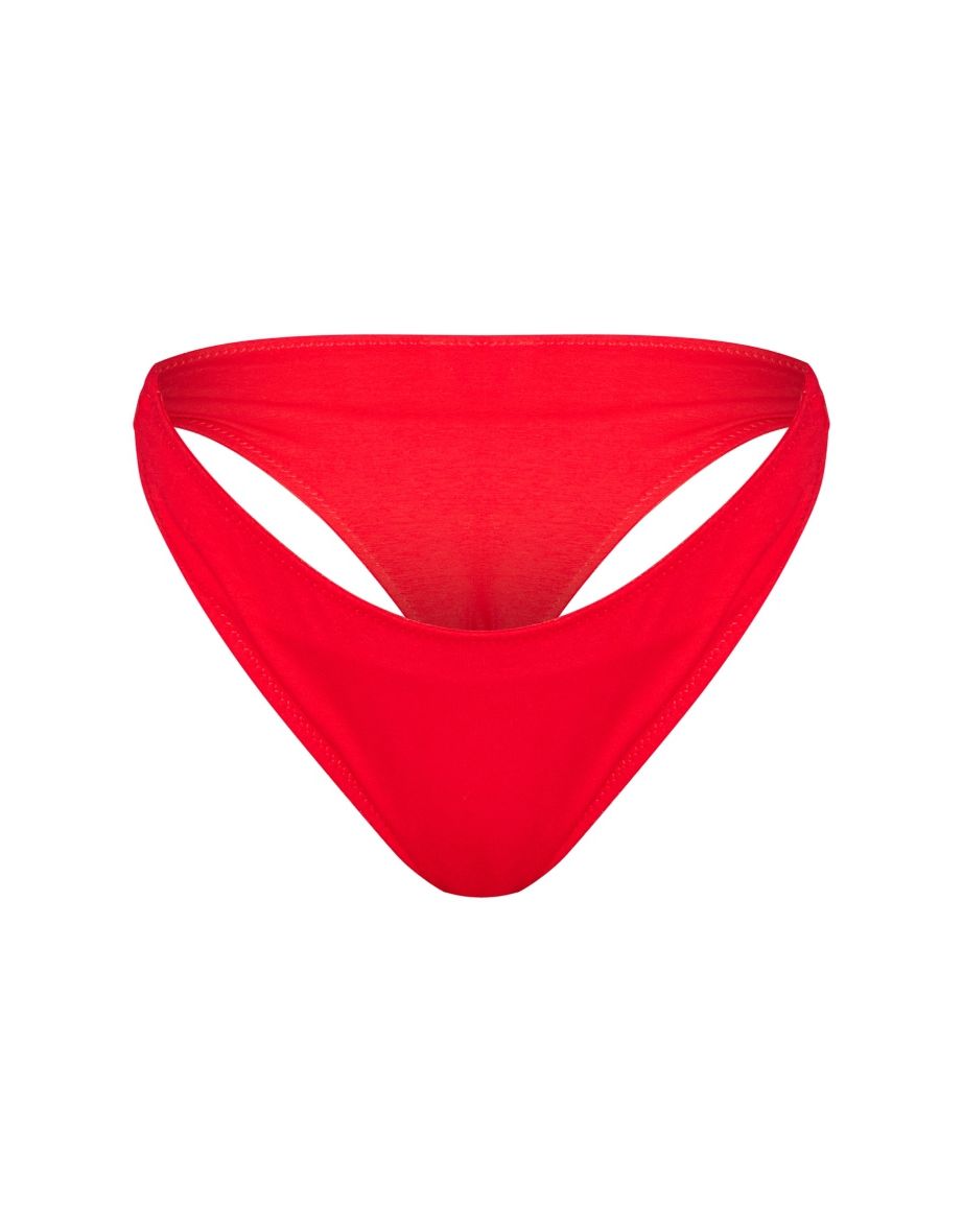 Red Soft Touch Cotton Knickers - 4