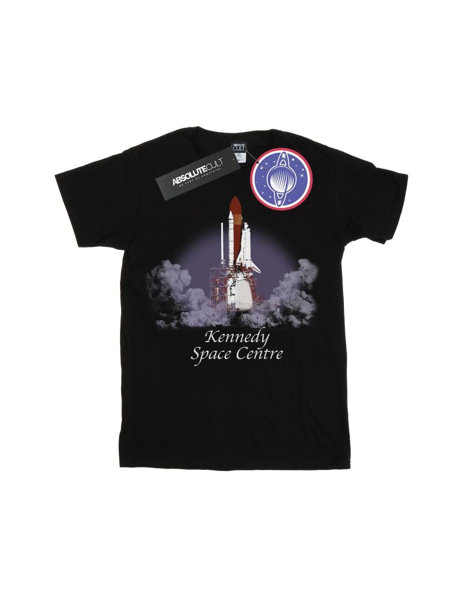 NASA Boys Kennedy Space Centre Lift Off T-Shirt - Black - 1