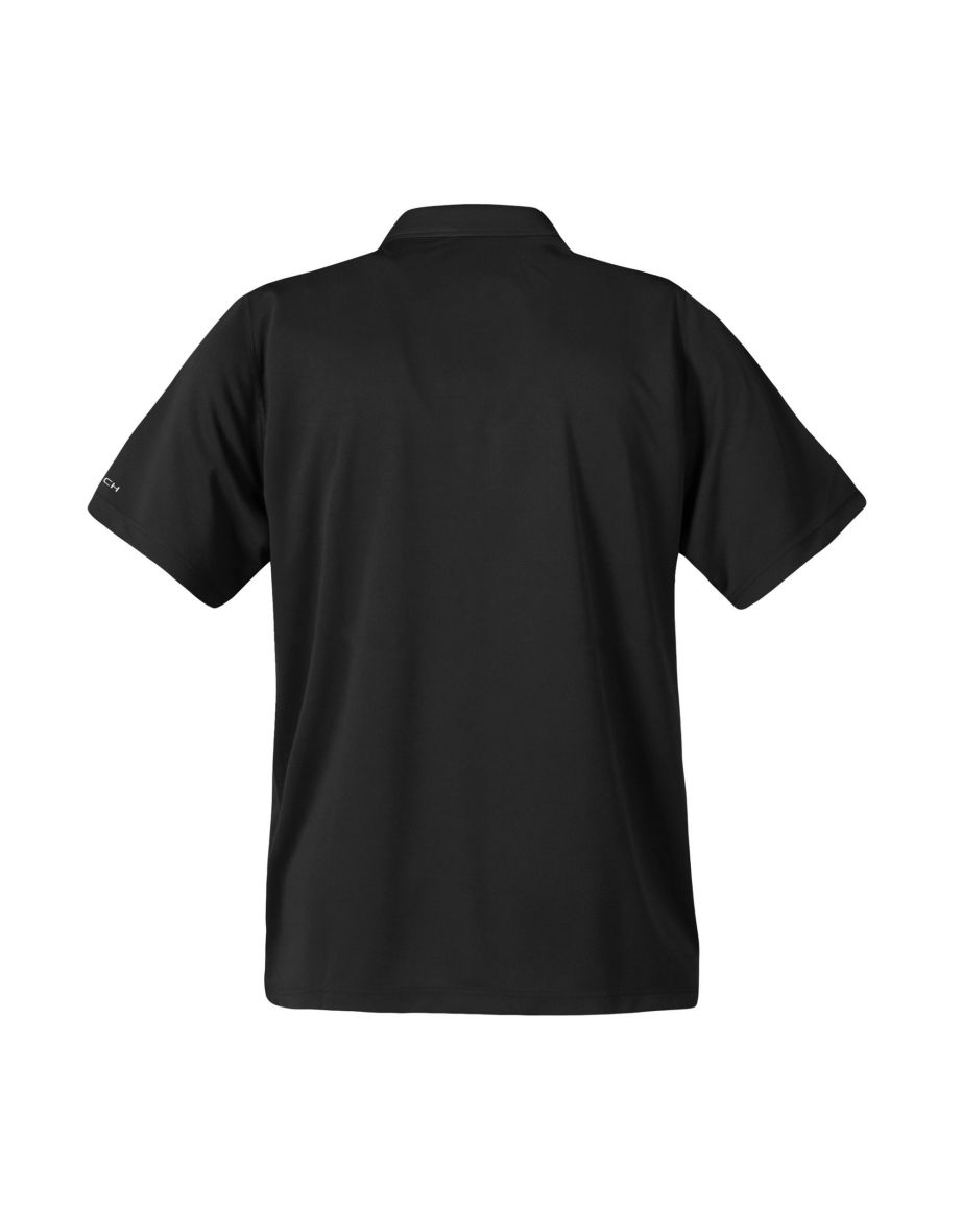 Stormtech Mens Short Sleeve Sports Performance Polo Shirt - Black - 1