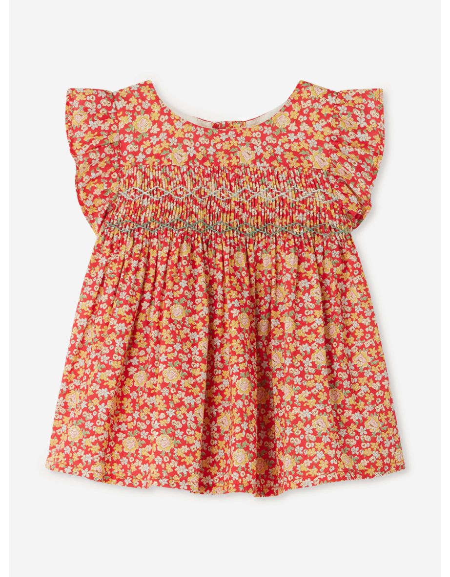 Baby Girls Naomie Blouse in Red