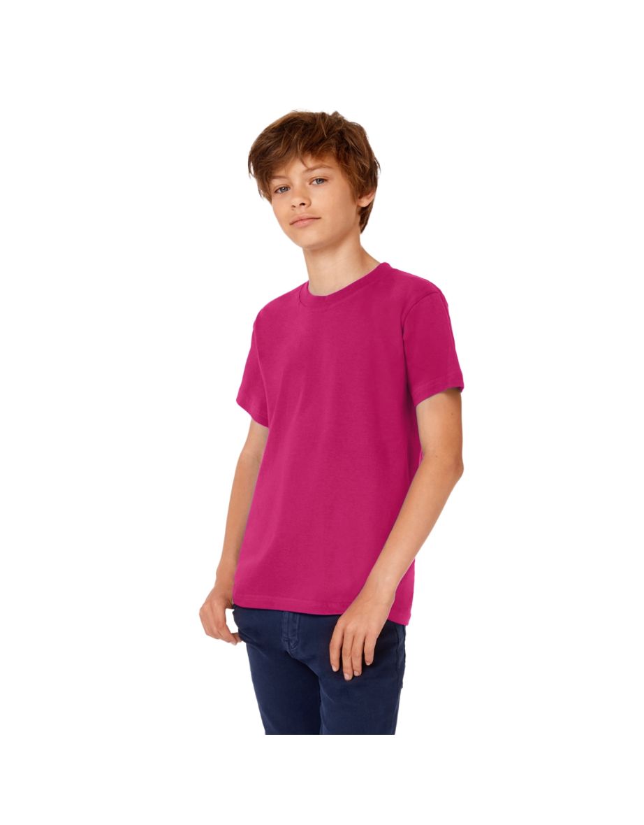 B&C Kids/Childrens Exact 190 Short Sleeved T-Shirt - Sorbet