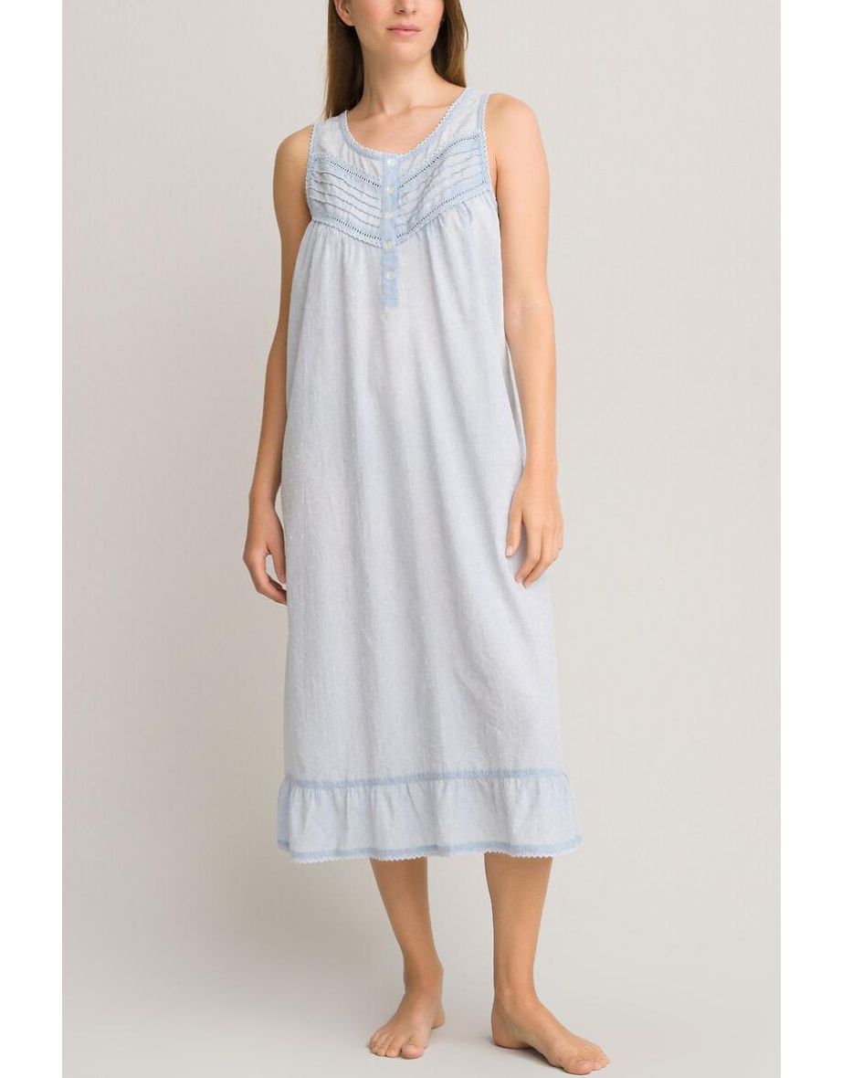 Organic Cotton Sleeveless Nightdress