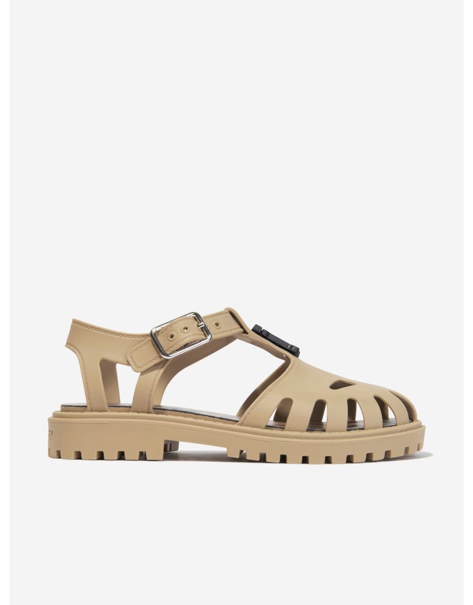 Burberry rubber deals sandals