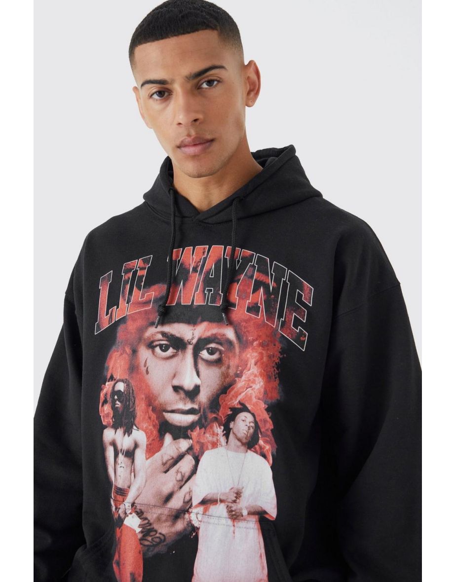 Oversized Lil Wayne License Hoodie - 2
