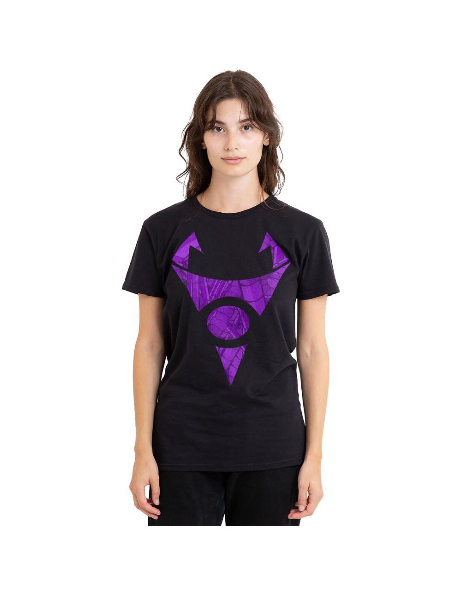 Invader Zim Unisex Adult Irken Tubed Logo T-Shirt - Black
